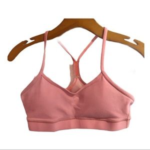 Lululemon Flow Y Bra IV Dusty Pink EUC